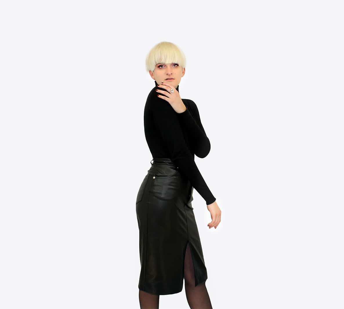 Bague ABI ornée de cristaux blancs – Image 4