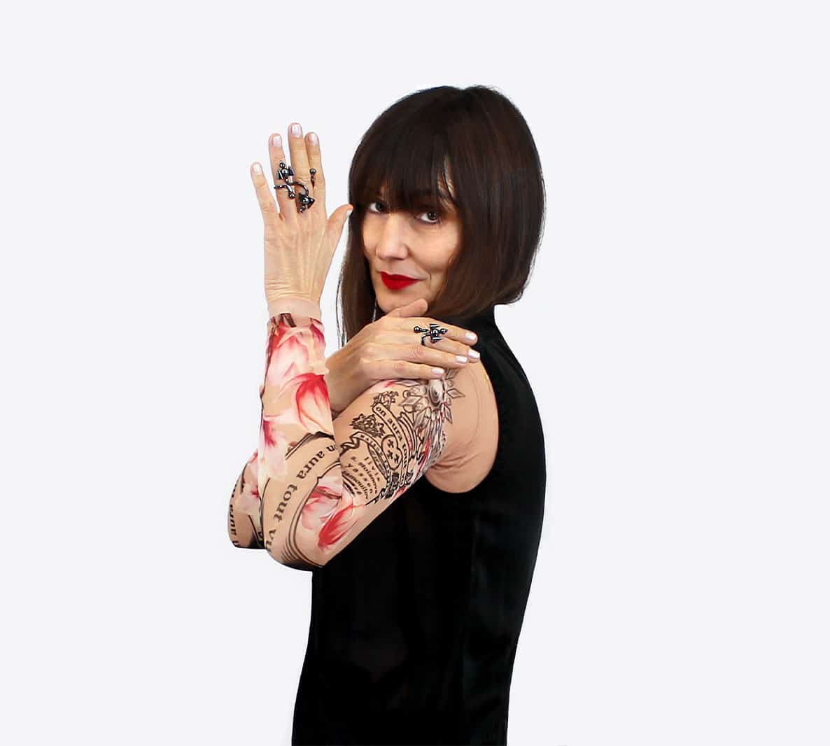 Bague ALICIA ornée d'une perle de cristal – Image 4