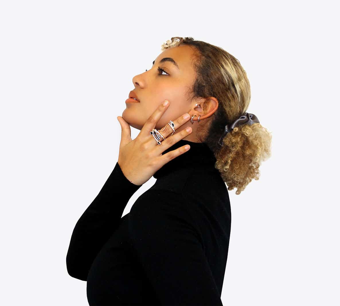 Double bague ARI ornée de cristal bicolore – Image 5