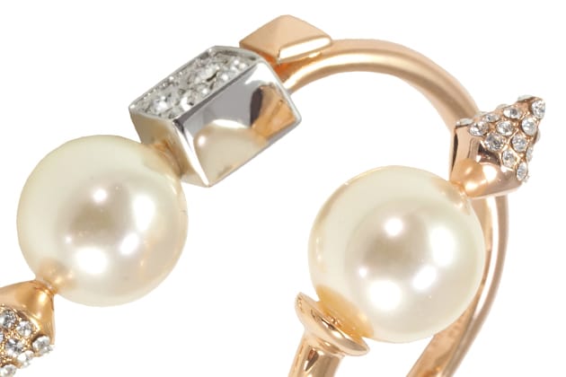 Bague ASSIA ornée de perles et de cristaux – Image 3