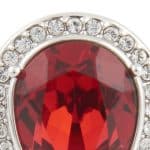 Bague AIRA ornée de cristaux rouges – Image 3
