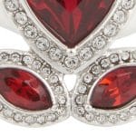 Bague AIRA ornée de cristaux rouges – Image 4