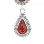 boucles d'oreilles ROUGE CRUSH crista moulin rouge by on aura tout vu l