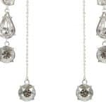 Boucles d'oreille AVIVA ornées de cristaux blancs – Image 3