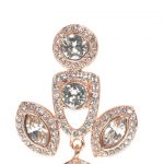 Boucles d'oreille AURA ornées de cristaux blancs – Image 2