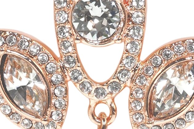 Boucles d'oreille AURA ornées de cristaux blancs – Image 4