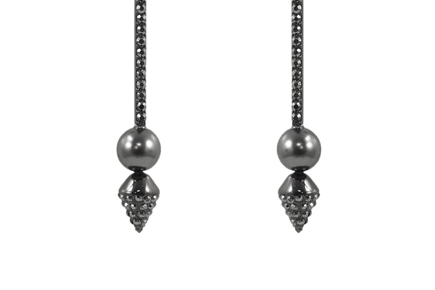 Boucles d’oreille ALEXIA ornées de perles en cristal – Image 3