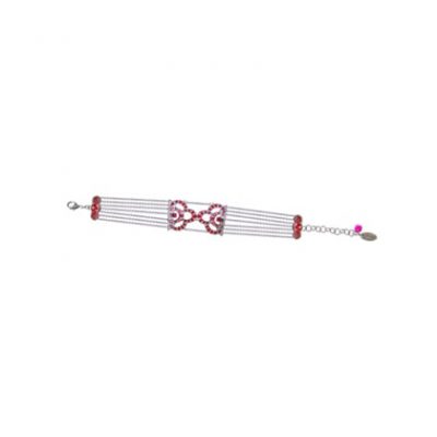 125th anniversary bracelet red and pink crystal by moulin rouge by on aura tout vu