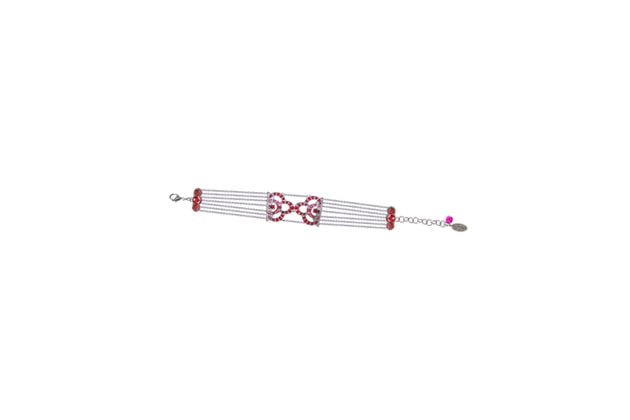 125th anniversary bracelet red and pink crystal by moulin rouge by on aura tout vu