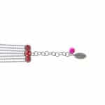 Bracelet ABELLA orné de cristaux rouges et roses – Image 3