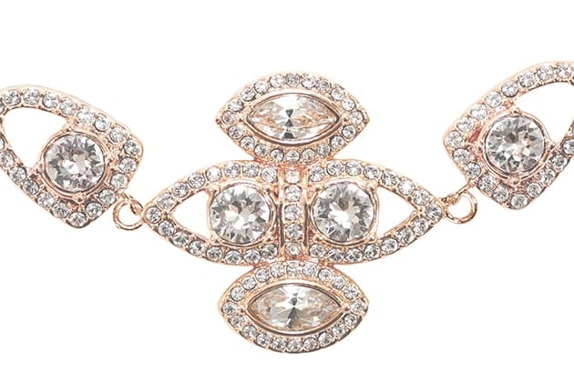 Bracelet ALIANA orné de cristaux blancs – Image 2