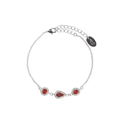 bracelet ROUGE CRUSH cristal moulin rouge par on aura tout vu