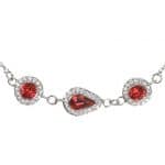 Bracelet ALYZE orné de cristaux rouges et blancs – Image 2