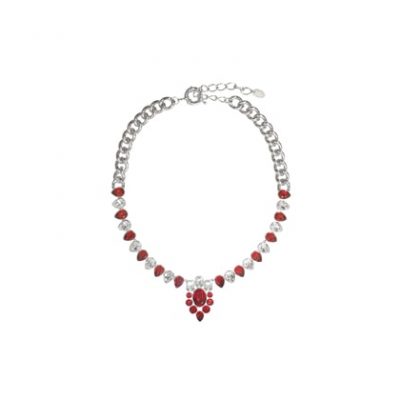 Collier CELEBRATION cristal rouge et blanc parmoulin rouge by on aura tout vu on aura tout vu