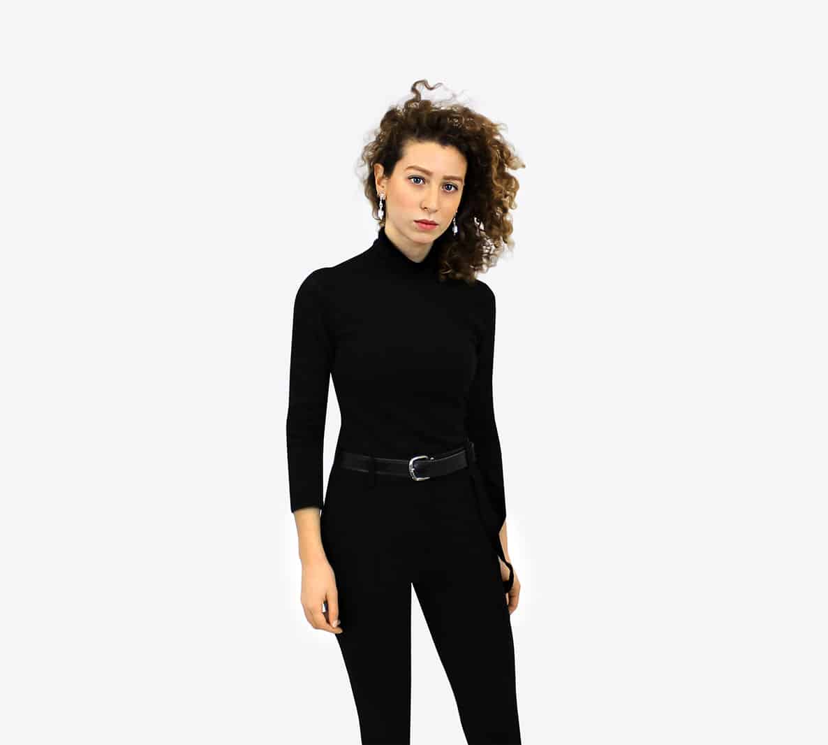 Boucles d'oreille GATSBY ornées de cristaux blancs – Image 2