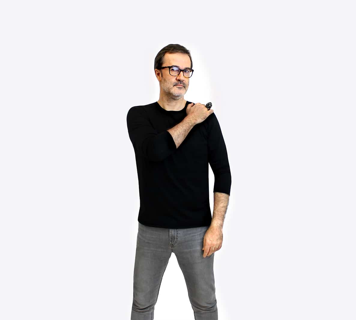 Bague KIRILL ornée de cristaux noirs – Image 4