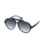 ACCA Black Acetate Sunglasses by on aura tout vu