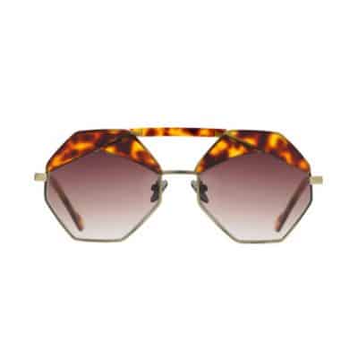 ACCA tortoiseshell acetate sunglasses by on aura tout vu