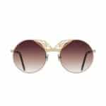 Sunglasses AMARANT gold matte round by on aura tout vu