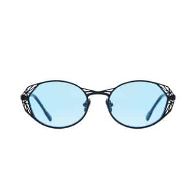 Lunettes de soleil BOMBY noir mat bleu par on aura tout vu