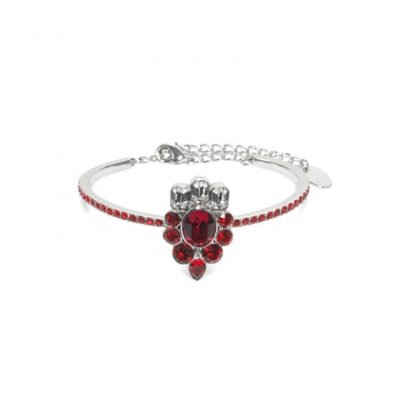 Bracelet CELEBRATION cristal rouge et blanc par moulin rouge by on aura tout vu