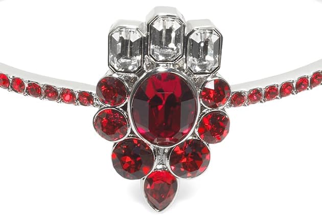 Bracelet ANABEL orné de cristaux rouges et blancs – Image 2
