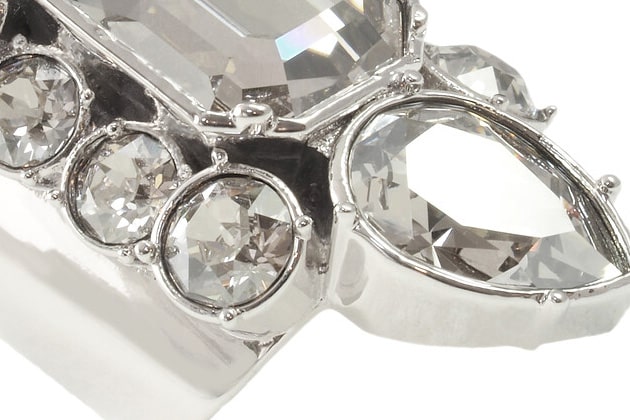 Bague VICTORIA ornée de cristaux blancs – Image 3