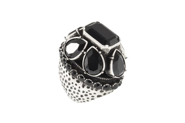 bague en metal et cristal par on aura tout vu