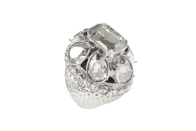 bague en cristal et metal par on aura tout vu