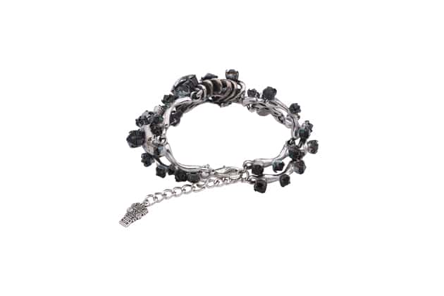 Bracelet ALARI orné de cristaux noirs – Image 2