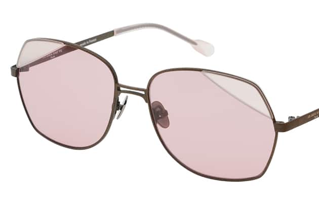 Lunettes de soleil BATIK aviateur en rose poudré – Image 3