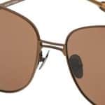 lunettes de soleil aviateur marron par on aura tout vu