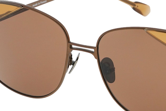 lunettes de soleil aviateur marron par on aura tout vu