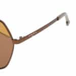 Lunettes de soleil BATIK aviateur en brun et bronze mat – Image 3