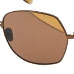 Lunettes de soleil BATIK aviateur en brun et bronze mat – Image 4