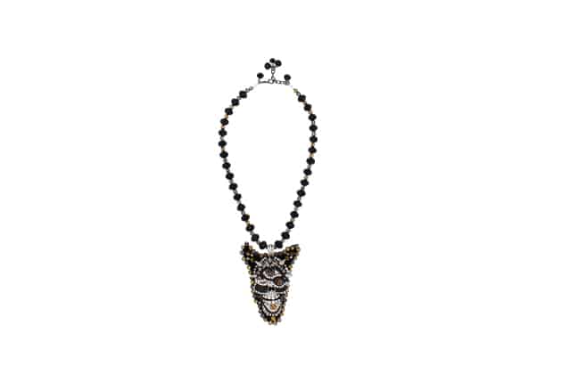 Plastron démon gandmade avec des cristaux