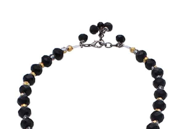 Plastron AYOB brodé de perles et de cristaux – Image 3