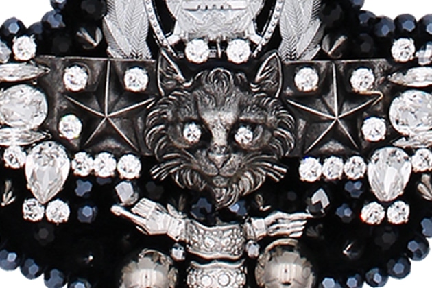 Collier plastron upcyclé ABIEL