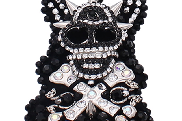 Plastron Diablotin handmade avec des cristaux