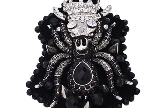 Collier plastron ARTIN brodé de perles et de cristaux – Image 2