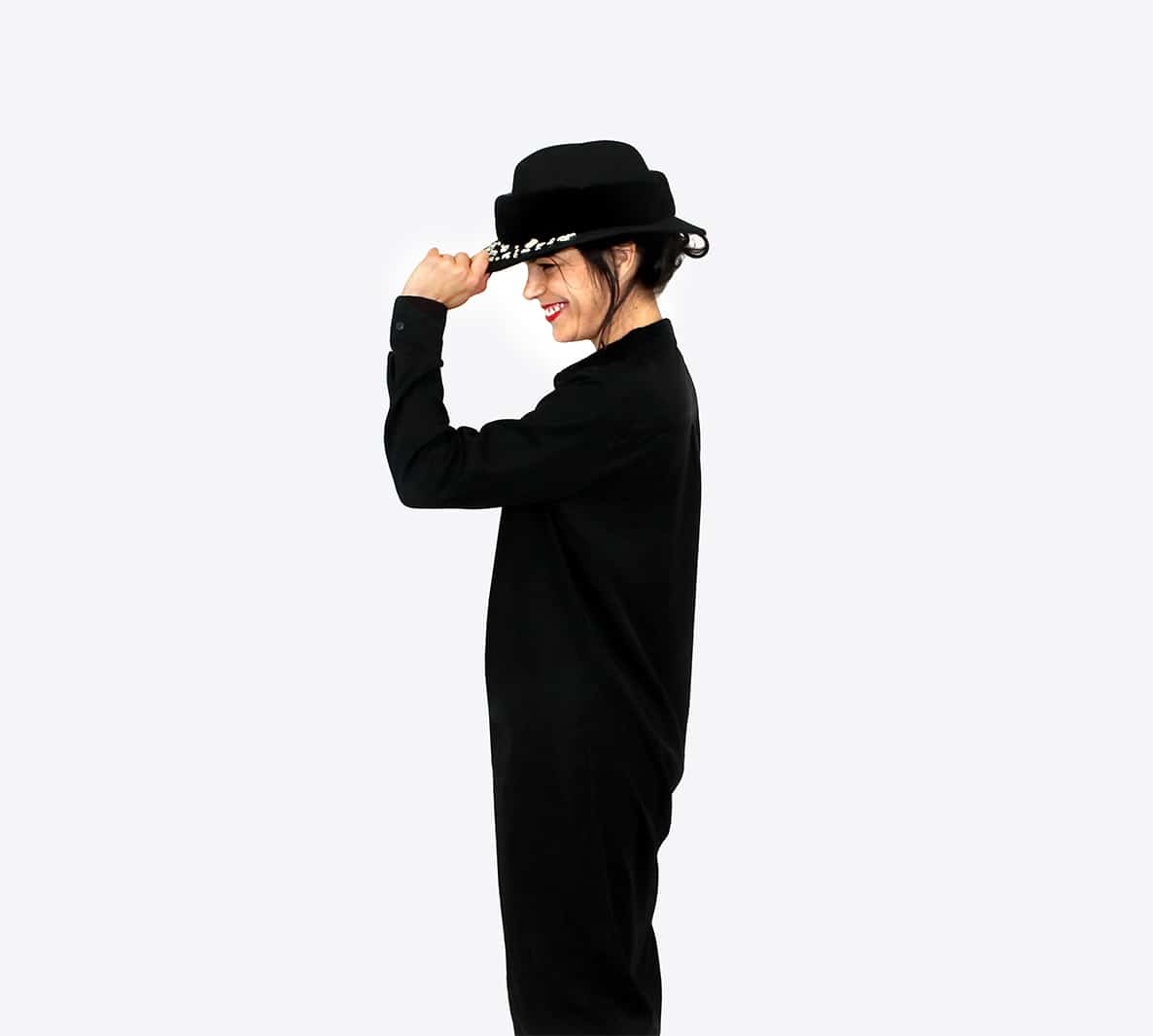 Chapeau KLARI orné de vison et de cristaux – Image 6