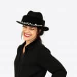 Chapeau KLARI orné de vison et de cristaux – Image 4