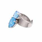 MADHAVI Ring Blue Glitter