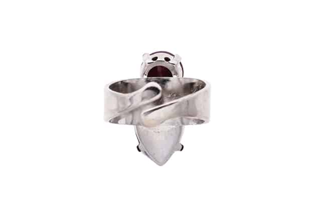 Bague MADHAVI Violet irisé