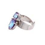 Ring MADHAVI Iridescent Violet