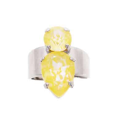 Bague MADHAVI Jaune