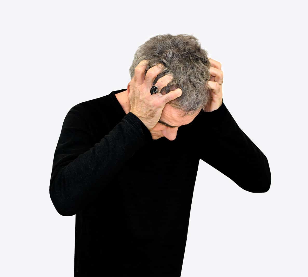 Bague ELISABETH ornée de perles et de cristaux noirs – Image 4