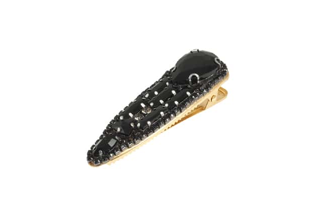Pince à cheveux CANDYCE en strass noir par on aura tout vu