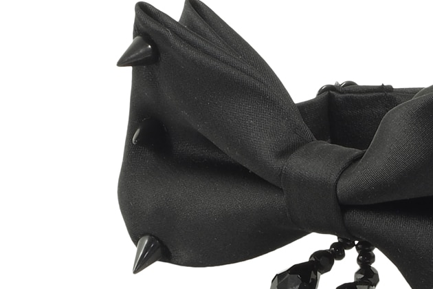 Nœud Papillon CLEO réhaussé de perles noires – Image 2