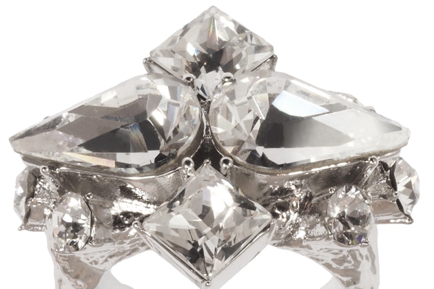 Bague ANDRE ornée de cristaux blancs – Image 3